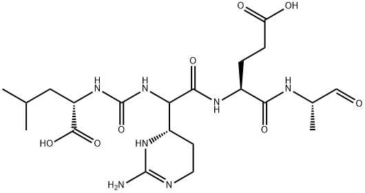 ELASTATINAL|(2S)-2-[(4S)-2-氨基-1,4,5,6-四羟基4-嘧啶基]-N-[[[(1S)-1-羰基-3-甲基丁基]氨基]羰基]甘氨酰-N1-[(1S)-1-甲基-2-氧乙基-L-谷氨酸甲酰胺