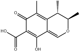 桔霉素,518-75-2,结构式