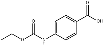 4-[(ETHOXYCARBONYL)AMINO]BENZOIC ACID Structure