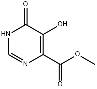4-Pyrimidinecarboxylicacid,1,6-dihydro-5-hydroxy-6-oxo-,methylester(9CI) Structure