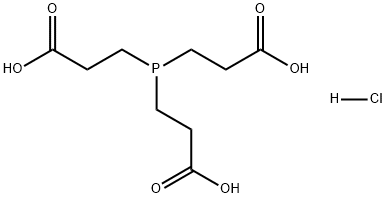 Tris(2-carboxyethyl)phosphine hydrochloride Structure