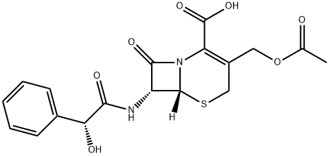 [6R-[6alpha,7beta(R*)]]-3-(acetoxymethyl)-7-(hydroxyphenylacetamido)-8-oxo-5-thia-1-azabicyclo[4.2.0]oct-2-ene-2-carboxylic acid|6R-[6ALPHA,7BETA(R*)]]-3-(ACETOXYMETHYL)-7-(HYDROXYPHENYLACETAMIDO)-8-OXO-5-THIA-1-AZABICYCLO[4.2.0]OCT-2-ENE-2-CARBOXYLIC ACID