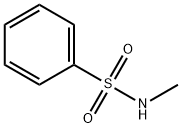 N-甲基苯磺酰胺, 5183-78-8, 结构式