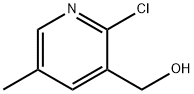 (2-Chloro-5-methylpyridin-3-yl)methanol Structure