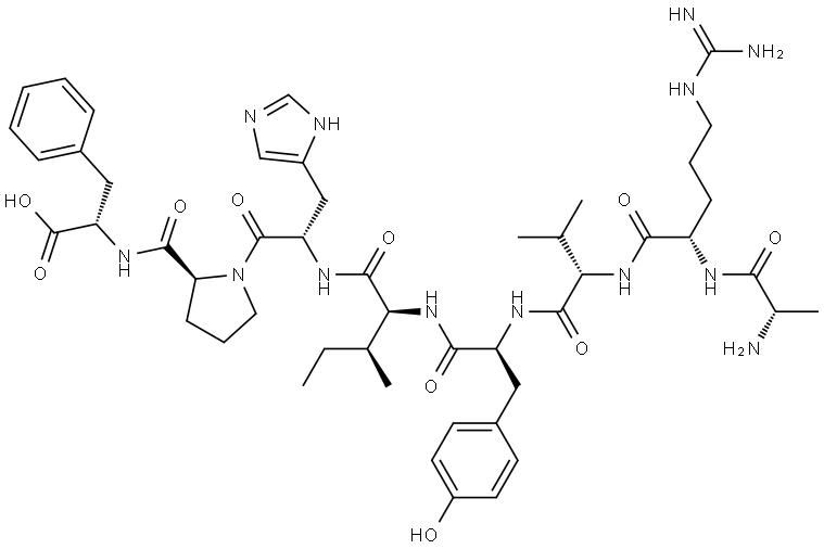 ANGIOTENSIN 1/2 + A (2 - 8) Structure