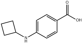 Benzoic acid, 4-(cyclobutylamino)- (9CI) Structure