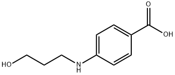 Benzoic acid, 4-[(3-hydroxypropyl)amino]- (9CI),518336-11-3,结构式