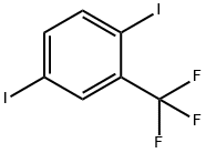 1,4-DIIODO-2-(TRIFLUOROMETHYL)BENZENE 结构式