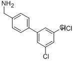 [4-(3,5-DICHLOROPHENYL)PHENYL]METHYLAMINE HYDROCHLORIDE Struktur