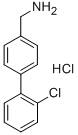 [4-(2-CHLOROPHENYL)PHENYL]METHYLAMINE HYDROCHLORIDE 结构式