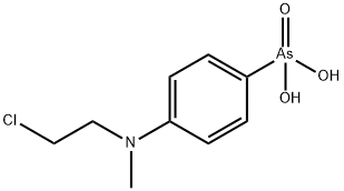 [4-[2-Chloroethyl(methyl)amino]phenyl]arsonic acid Struktur