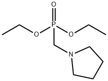 1-吡咯烷基甲基磷酸二乙酯, 51868-96-3, 结构式