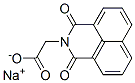 1,3-Dioxo-1H-benzo[de]isoquinoline-2(3H)-acetic acid sodium salt Struktur