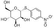 4'-Nitrophenyl-α-D-thio-mannopyranosid Structure