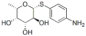 4-Aminophenyl-B-L-thiofucopyranoside Structure