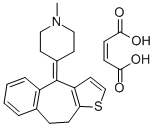 Apfelsure, Verbindung mit 4-(9,10-Dihydro-4H-benzo[4,5]cyclohepta[1,2-b]thien-4-yliden)-1-methylpiperidin (1:1)