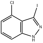 4-CHLORO-3-IODO (1H)INDAZOLE Struktur