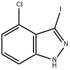 4-CHLORO-3-IODO (1H)INDAZOLE Structure