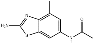 Acetamide, N-(2-amino-4-methyl-6-benzothiazolyl)- (9CI),518992-71-7,结构式