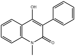 4-羟基-1-甲基-3-苯基喹啉-2(1H)-酮,519-66-4,结构式