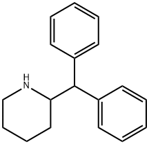 2-(ジフェニルメチル)ピペリジン 化学構造式