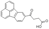 γ-オキソ-8-フルオランテン酪酸 化学構造式