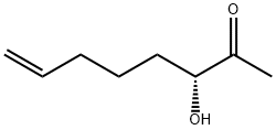 7-Octen-2-one, 3-hydroxy-, (3R)- (9CI) Structure