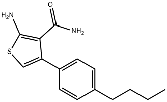 2-AMINO-4-(4-BUTYLPHENYL)THIOPHENE-3-CARBOXAMIDE|