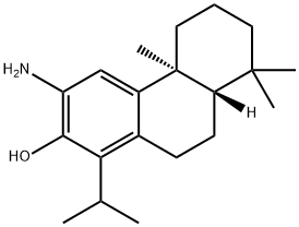 2-Phenanthrenol, 3-amino-4b,5,6,7,8,8a,9,10-octahydro-4b,8,8-trimethyl-1-(1-methylethyl)-, (4bS,8aS)- 结构式