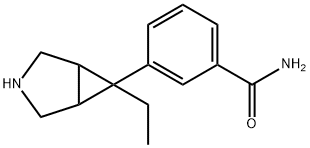 Benzamide, 3-[(1alpha,5alpha,6alpha)-6-ethyl-3-azabicyclo[3.1.0]hex-6-yl]- (9CI) Structure