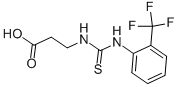 3-([[2-(TRIFLUOROMETHYL)ANILINO]CARBOTHIOYL]AMINO)PROPANOIC ACID,519056-57-6,结构式