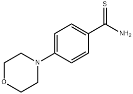 4-MORPHOLINOBENZENECARBOTHIOAMIDE 化学構造式