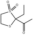 Ethanone, 1-[(2S)-2-ethyl-1,1-dioxido-1,3-dithiolan-2-yl]- (9CI),519059-47-3,结构式