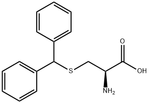 S-二苯甲基-L-半胱氨酸, 5191-80-0, 结构式