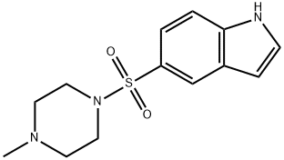 5-(4-METHYLPIPERAZIN-1-YLSULFONYL)-1H-INDOLE, 519148-72-2, 结构式