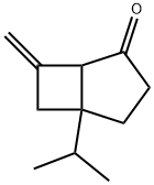 Bicyclo[3.2.0]heptan-2-one, 7-methylene-5-(1-methylethyl)- (9CI) Structure