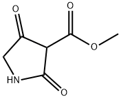 2,4-dioxo-3-Pyrrolidinecarboxylic acid Methyl ester, 51925-57-6, 结构式