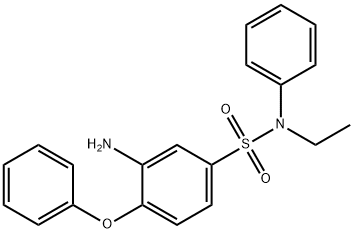 3-amino-N-ethyl-4-phenoxy-N-phenylbenzenesulphonamide|