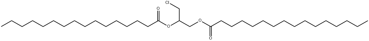 RAC-1,2-双(十五烷酸)-3-氯乙二醇酯, 51930-97-3, 结构式