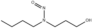 3-(ブチルニトロソアミノ)-1-プロパノール 化学構造式