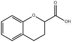 クロマン-2-カルボン酸 化学構造式