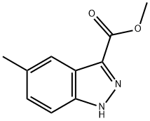 METHYL 5-METHYL-1H-INDAZOLE-3-CARBOXYLATE Structure