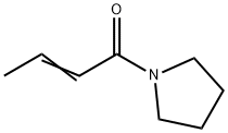 Pyrrolidine, 1-(1-oxo-2-butenyl)-|