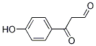 3-(4-hydroxyphenyl)-3-oxopropanal 结构式