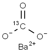 BARIUM CARBONATE-13C Structure