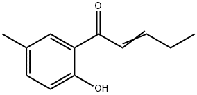 1-(2-Hydroxy-5-methylphenyl)-2-penten-1-one Structure