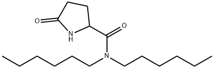 N,N-dihexyl-5-oxopyrrolidine-2-carboxamide,51959-87-6,结构式