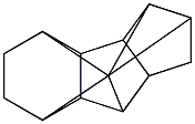 ドデカヒドロ-4,7-メタノ-2,3,8-メテノシクロペンタ[a]インデン 化学構造式