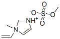 1-エテニル-1-メチル-1H-イミダゾール-1-イウム・メチルスルファート 化学構造式