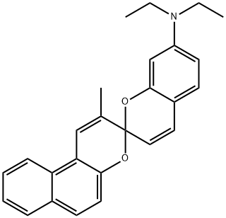 N,N-diethyl-2'-methylspiro[2H-1-benzopyran-2,3'-[3H]naphtho[2,1-b]pyran]-7-amine Structure